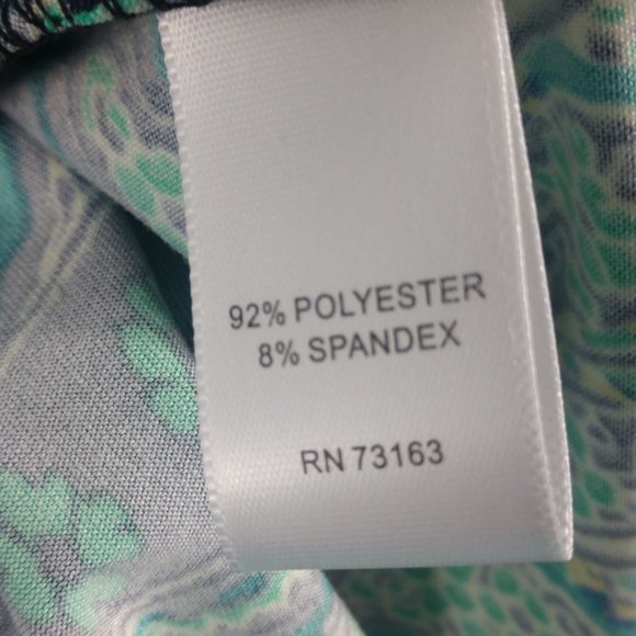 Melissa Paige turquoise multi color paisley tunic - Picture 3 of 8